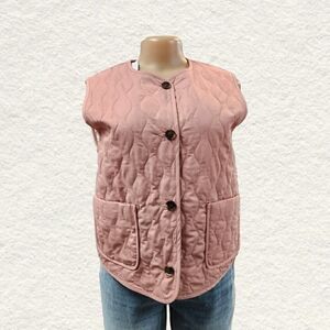 Varley Ash Rose Quilted Vest